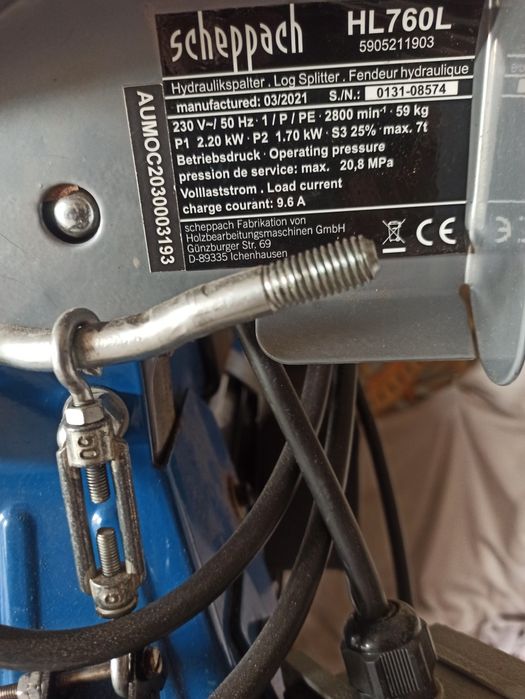 Oslona siatka łuparki HL760L