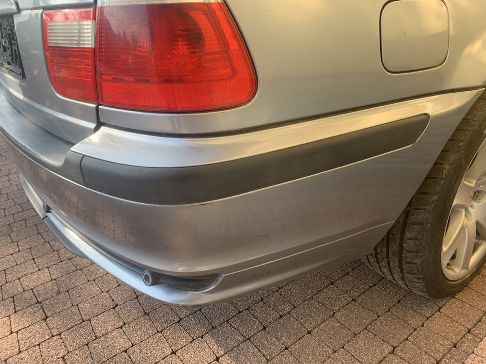 BMW e46 zderzak tył lift A08/7 Silbergrau