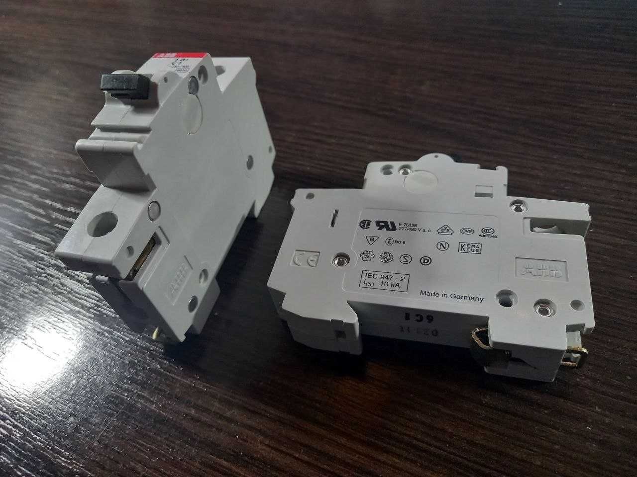 1-фазный выключатель/автомат/предохранитель 1A ABB S261 C1 230/400VAC