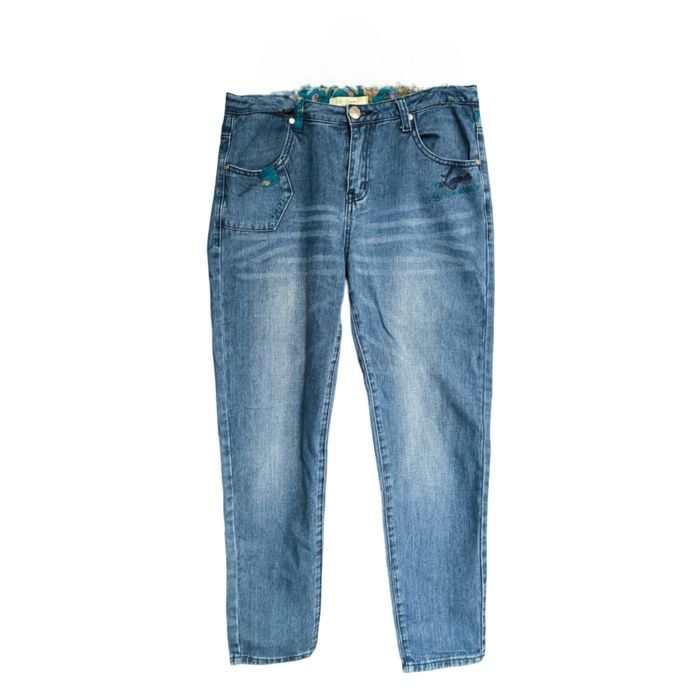 Joe Browns Damskie Spodnie Wytrzymałe i Stylowe Granatowe Roz 40