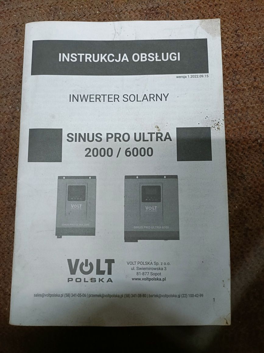 Inwerter solarny sinus pro ultra 6000