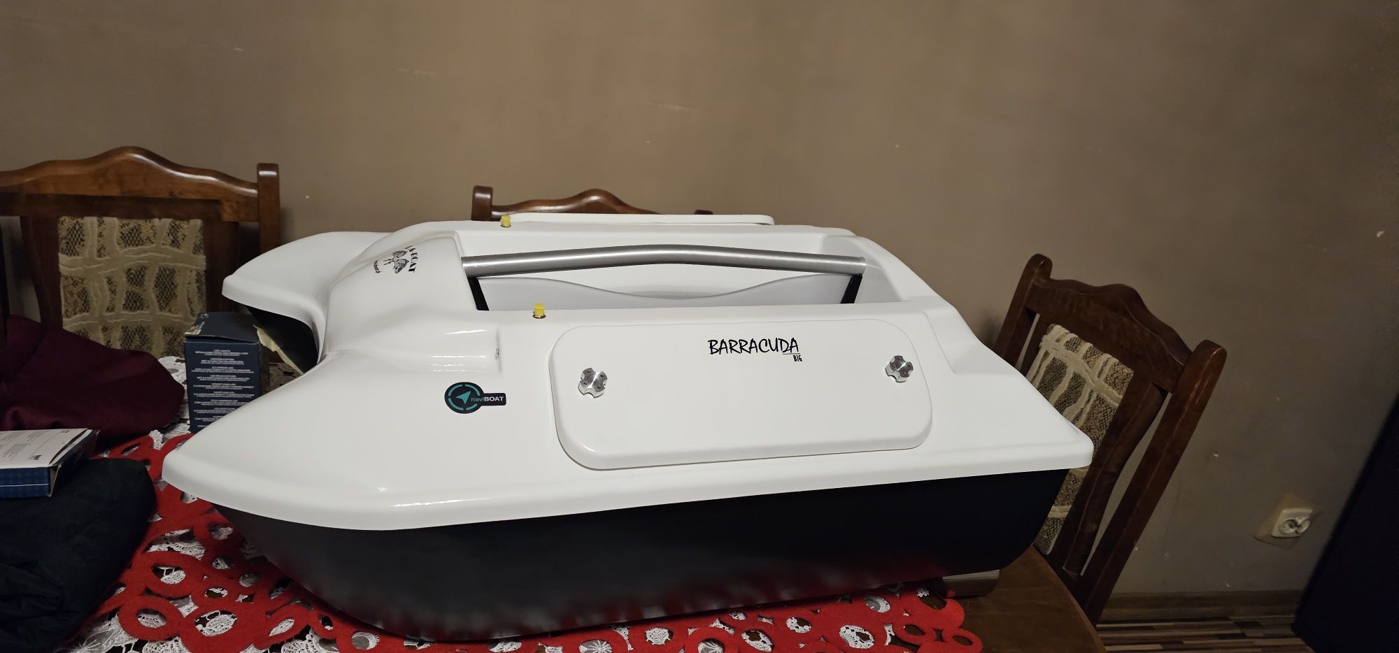 Lodka zanetowa La Boat barracuda big navi boat raymarine dragonfly 5