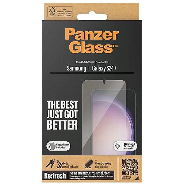 Szkło hartowane PanzerGlass Ultra-Wide Fit z aplikatorem na Samsung Ga