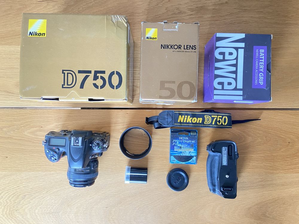 Nikon d750 Nikkor 50 mm 1.4 zestaw
