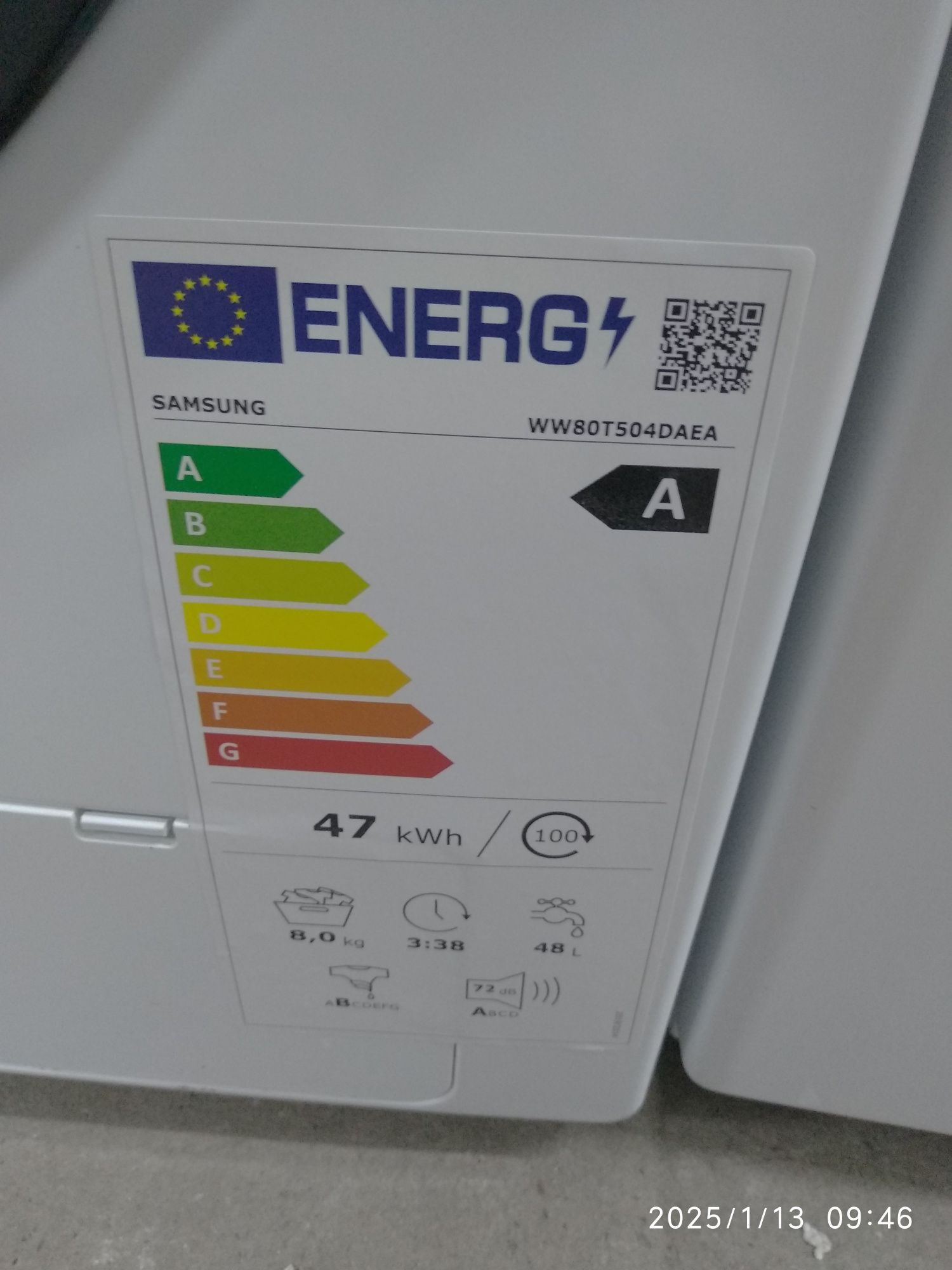 OUTLET Janki ul Wspólna 6 Pralka Samsung WW80T504DAEA