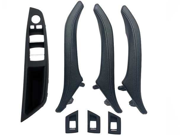 Puxadores Pegas Interiores Pegas Portas BMW F10 F11 F18 (Pele) (NOVO)