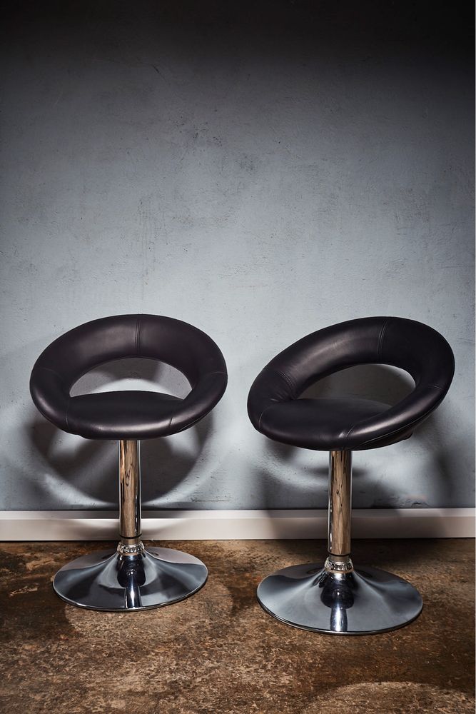 2x nowoczesne krzesło, miękkie siedzisko, komplet, para