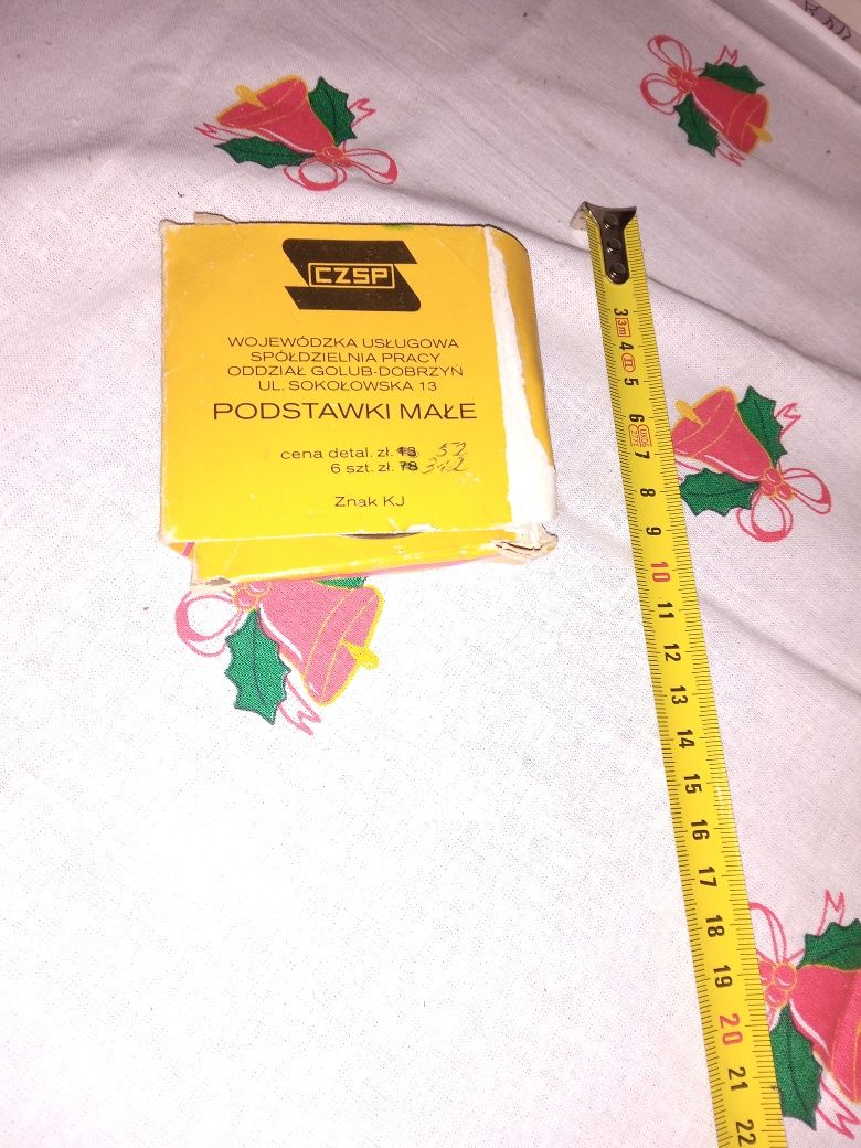 Podstawki pod szklanki PRL