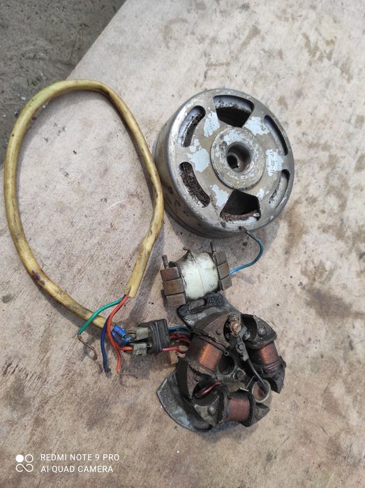 Zapłon iskrownik Magneto Romet Komar cewki stator