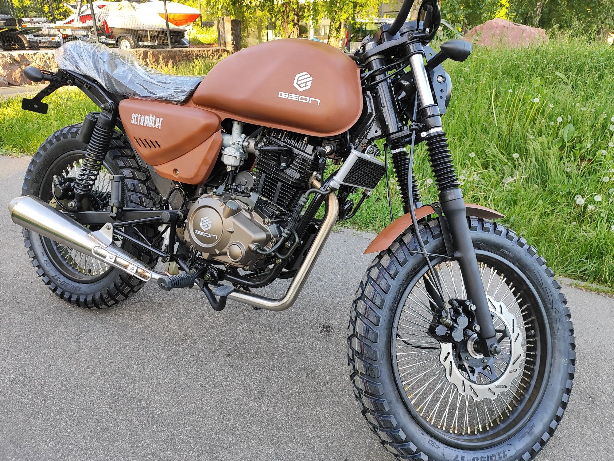 Мотоцикл GEON SCRAMBLER 200 (17/17)/Доставка/Кре