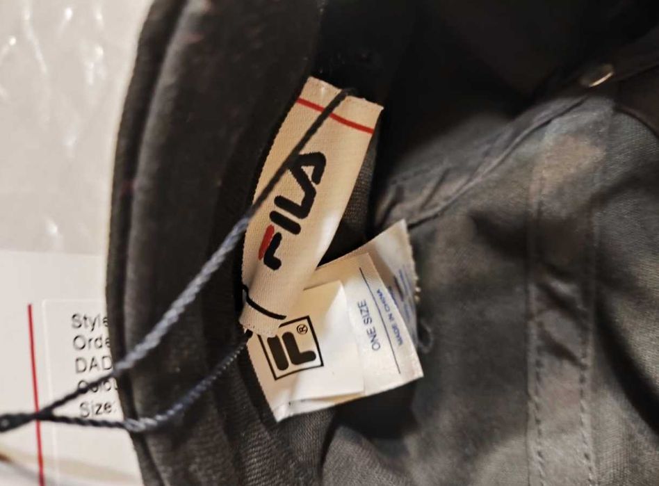 Czapka z Daszkiem FILA z metkami Nowa na Lato Uniwersalną Damską Męską