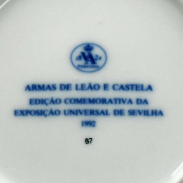 Covilhete Vista Alegre com brasão de Armas de Leão e Castela