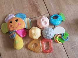 Zabawki sensoryczne dla niemowlaka gryzaki/ grzechotki