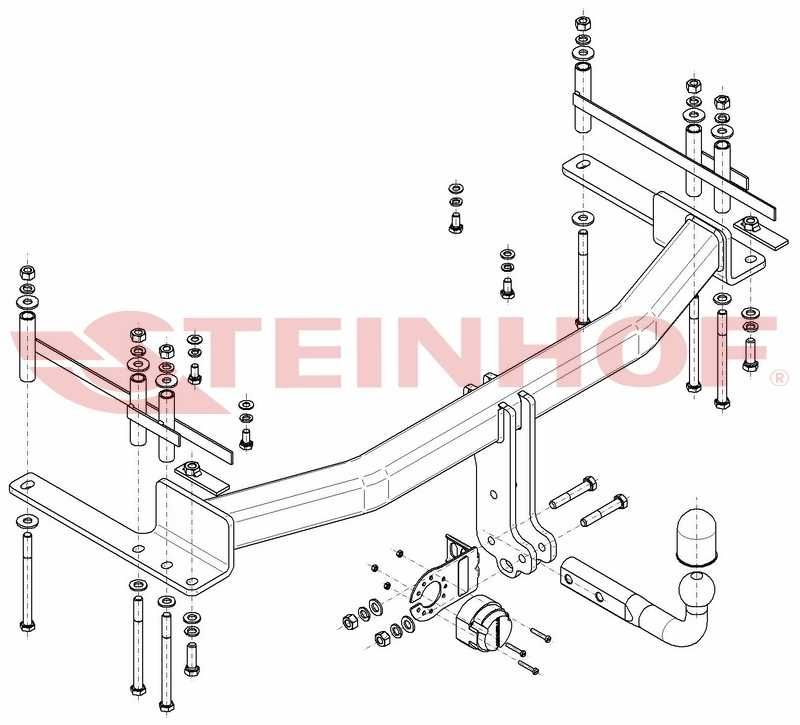 HAK HOLOWNICZY+ moduł 7 pin Ssangyong Rexton Sports Musso od 2017