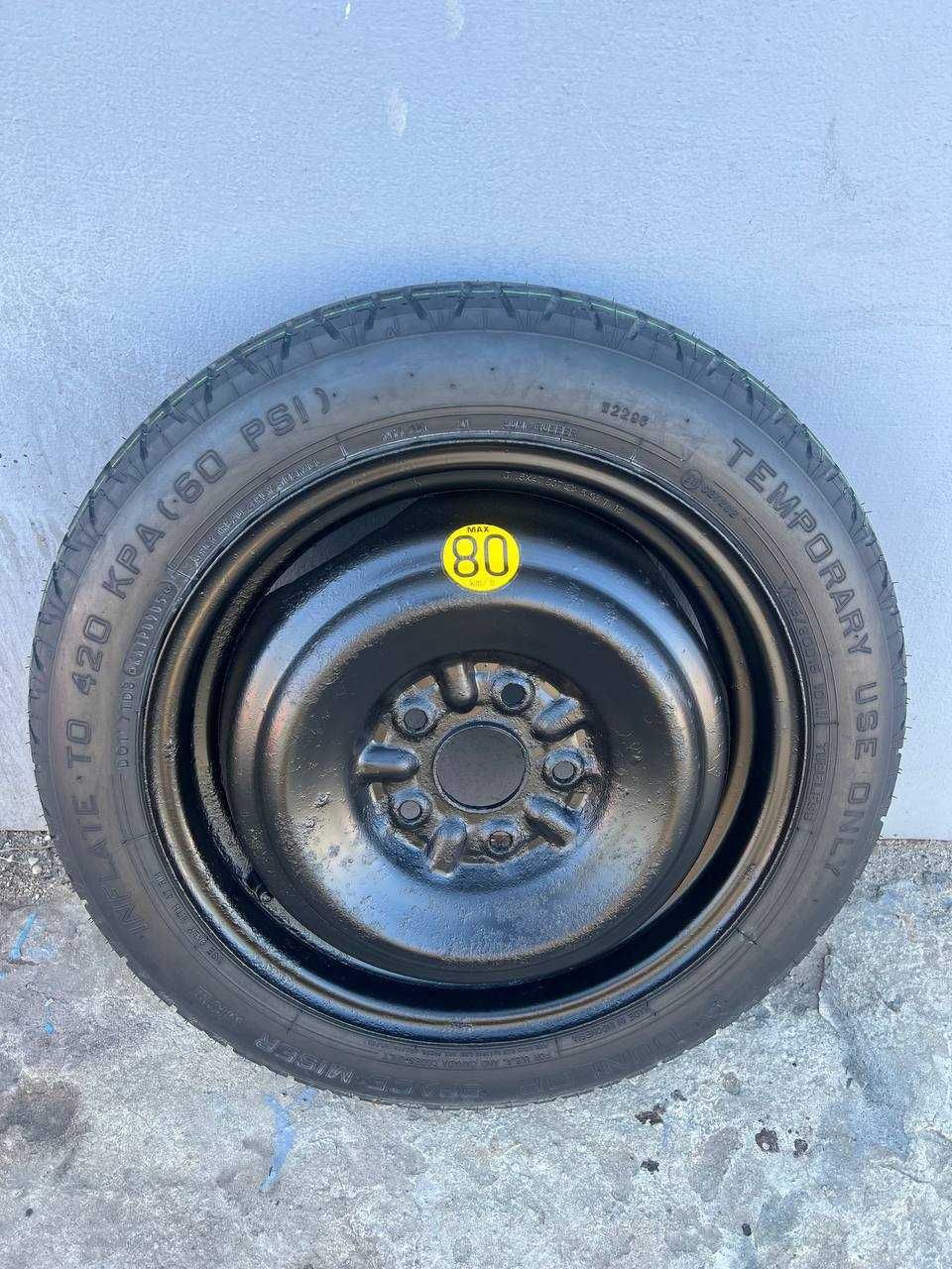 Запаска R16 135/80 5*100 Dunlop Toyota Avensis t25 Auris Prius Lexus