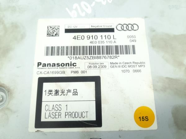 Caixa / leitor CDs AUDI A4 Avant (8K5, B8)