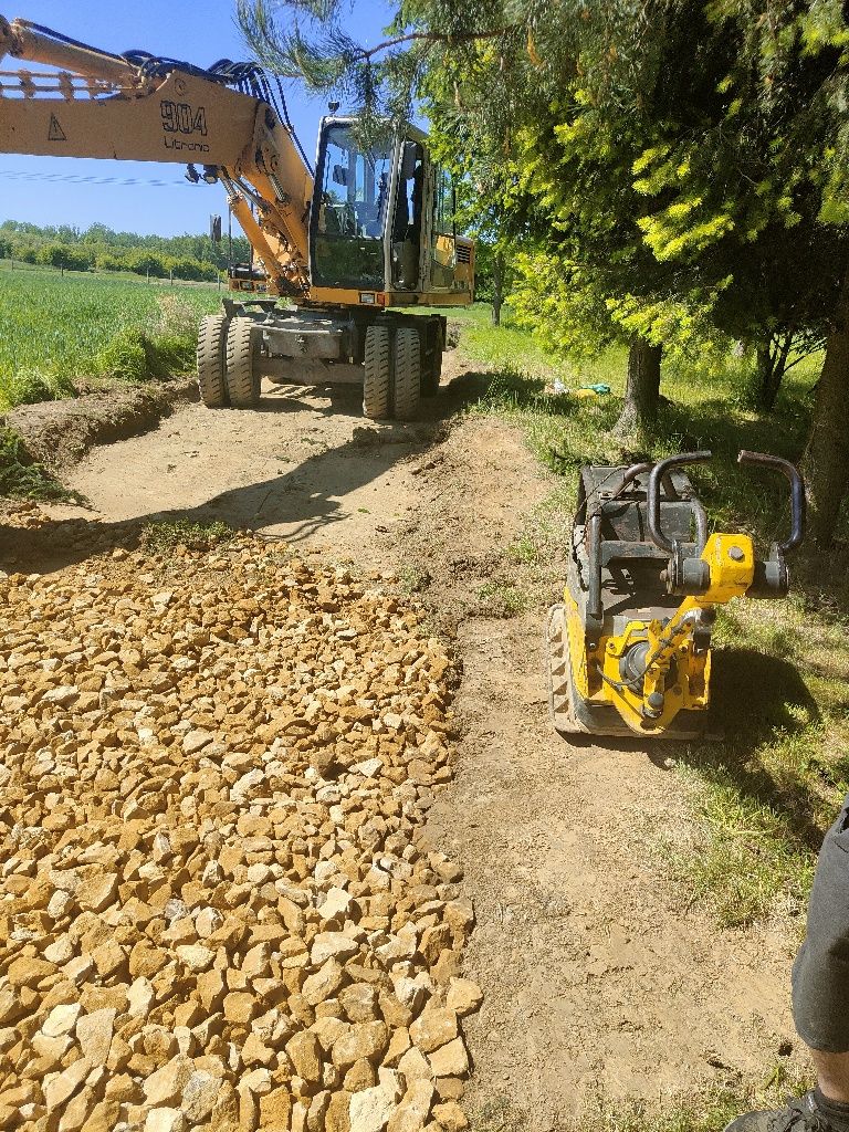 kamień na podniesienie terenu lub pod drogi transport gratis