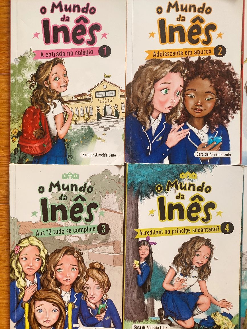 Livros "O Mundo da Inês"