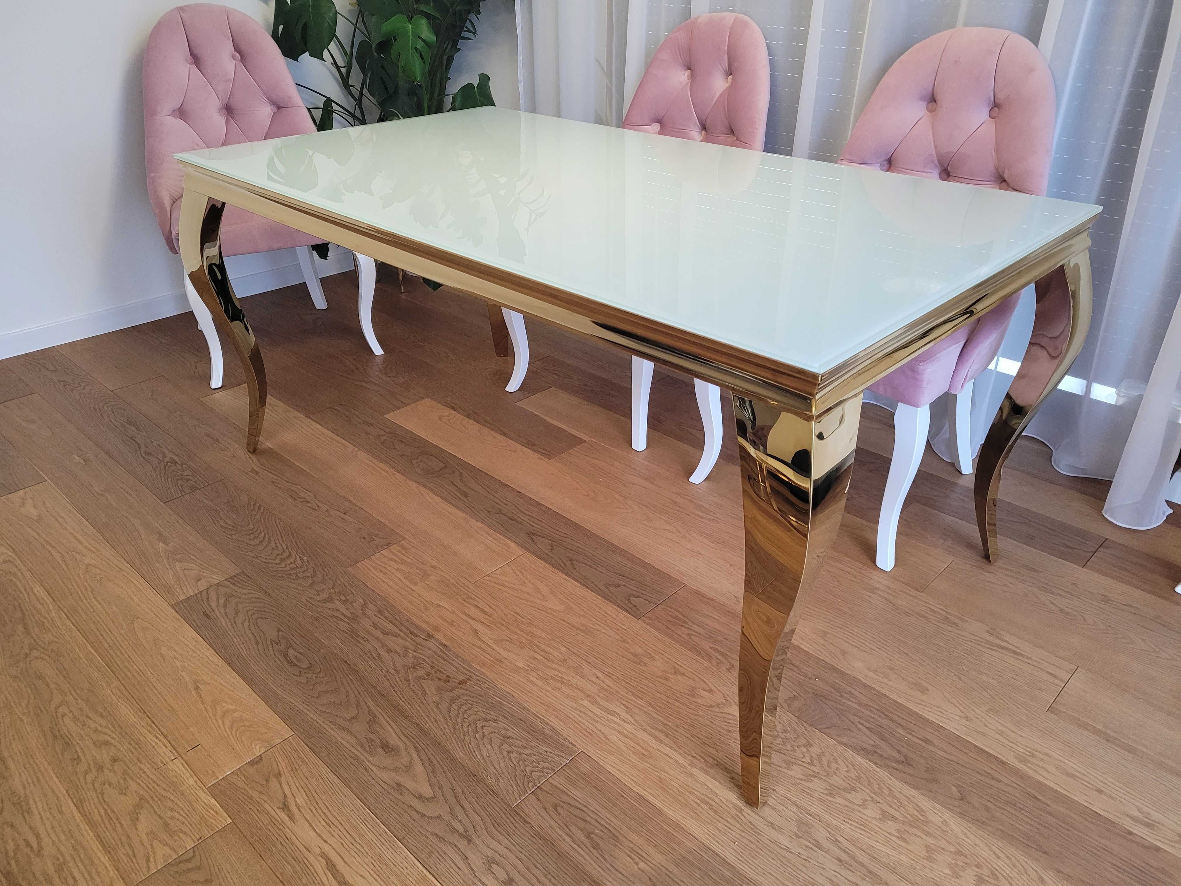 Stół Złoty LUXURY, Stół Glamour, AKANT Meble