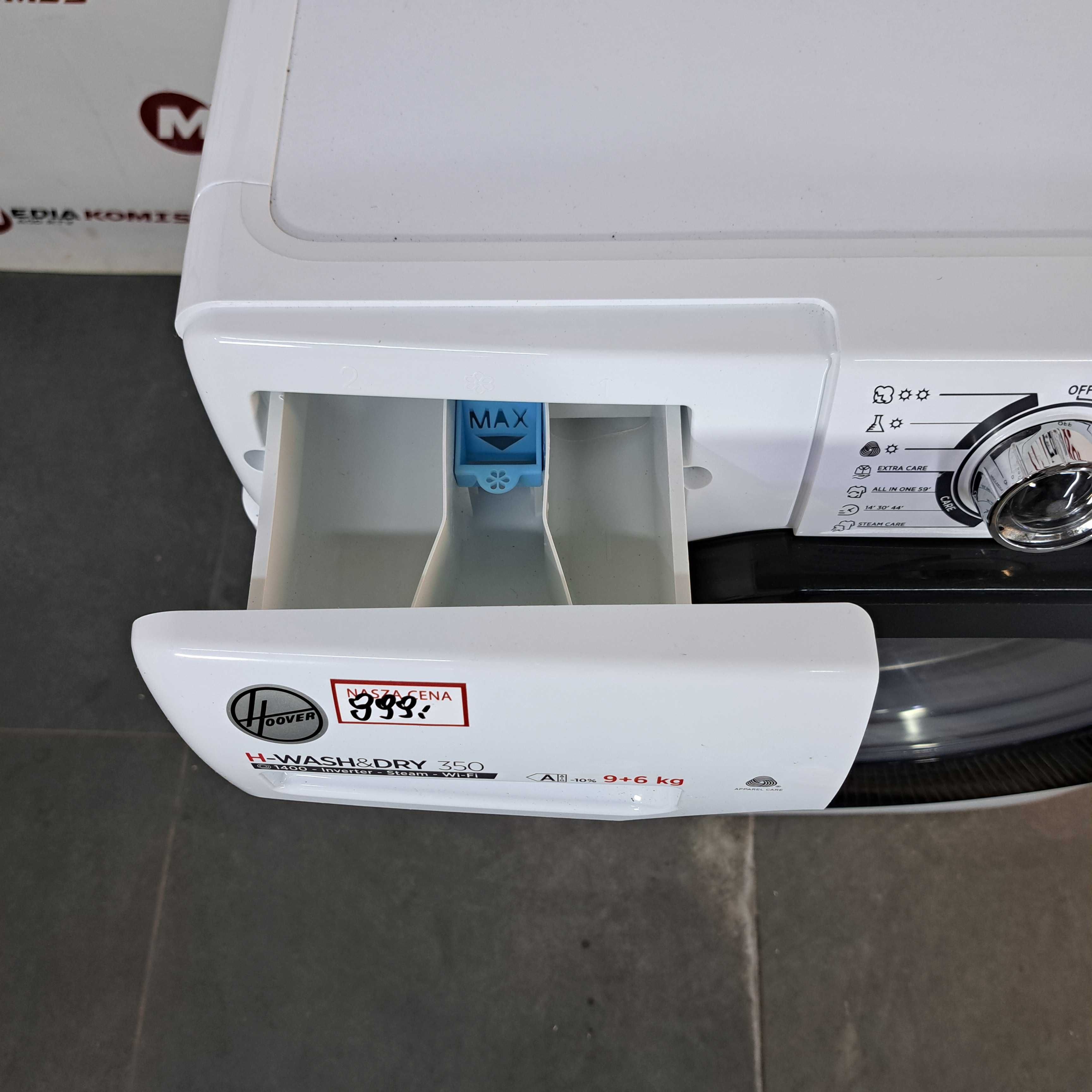 Pralko-Suszarka Hoover H3DPS4966TAMB6-S [12m-cy gwar] A-D/9-6kg/1400ob