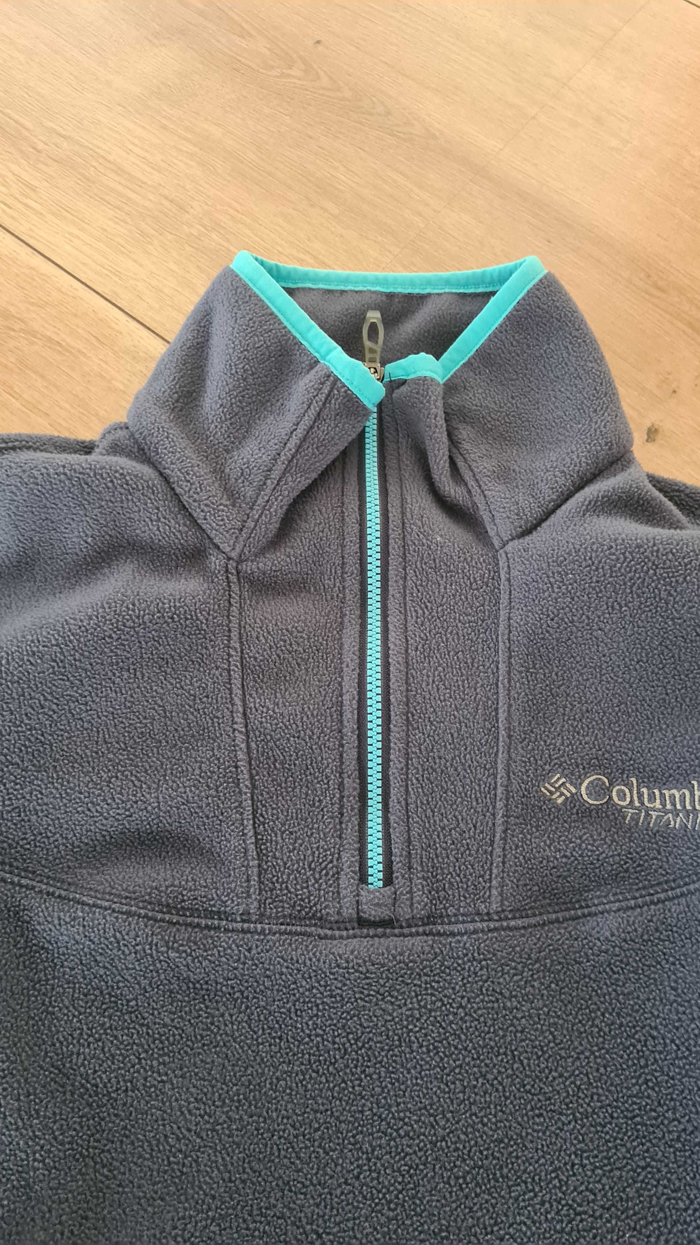 Bluza polarowa. Polar Columbia. Niebieska. Rozmiar XS.