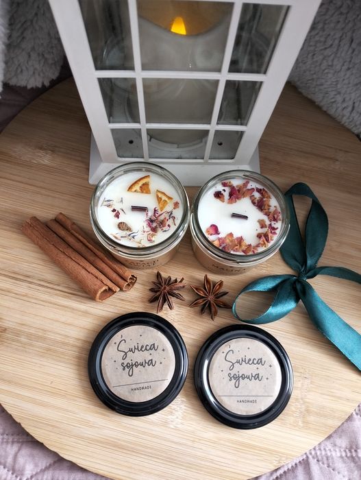 Świeca,świece sojowe zapachowe handmade,na prezent, podziękowanie