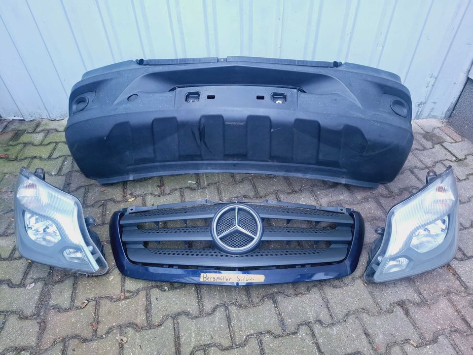 atrapa zderzak lampa przód lewa prawa mercedes sprinter 906 w906 lift