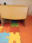 Cubo biblioteca madeira
