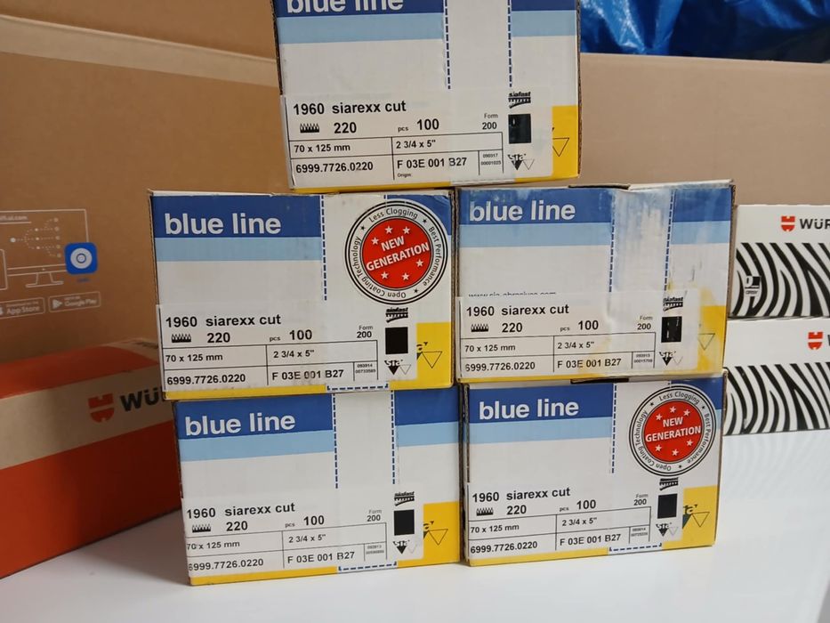 Blue line Papier ścierny na kostkę 150zł za Wszystko