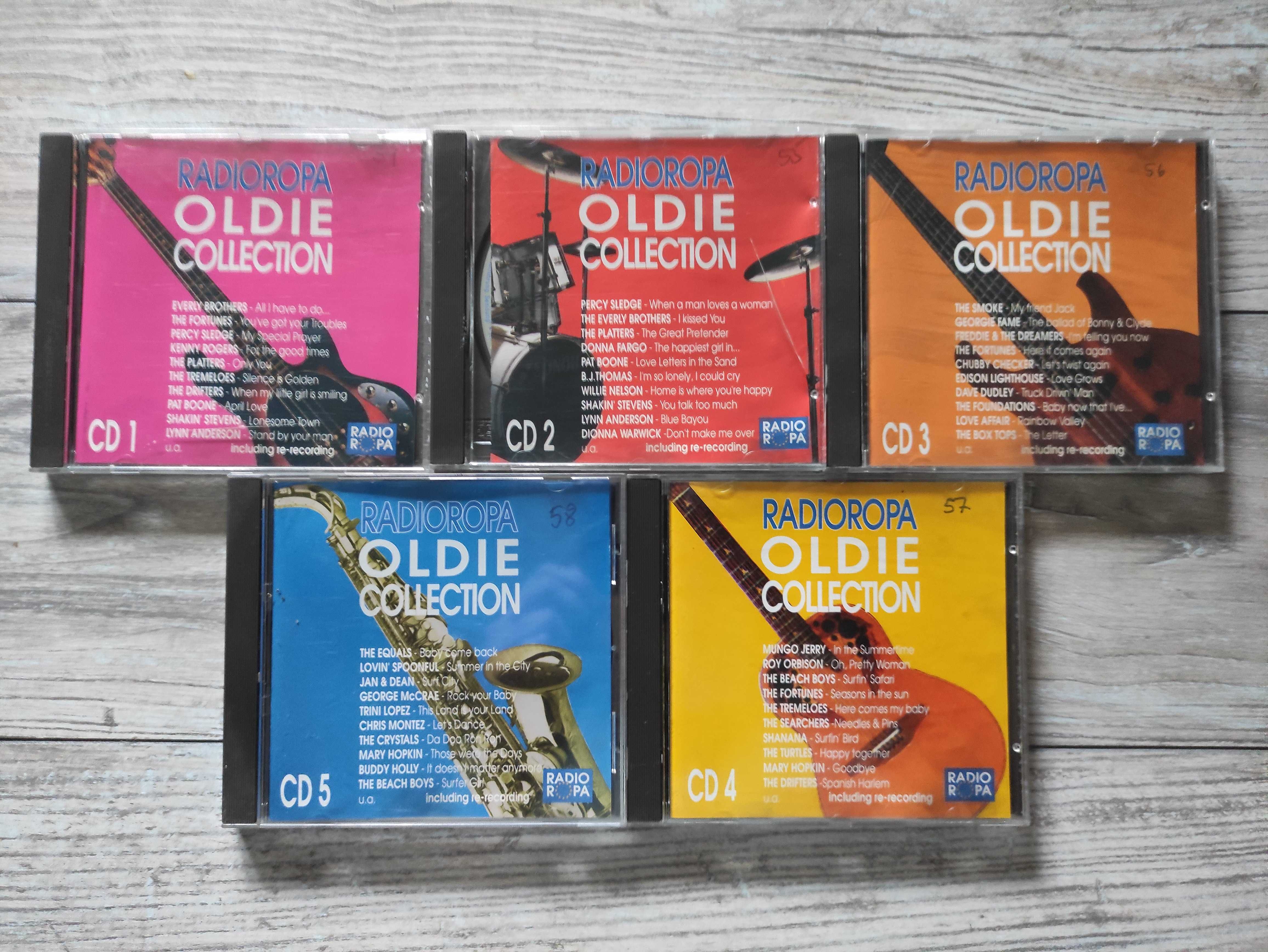 Płyty CD-Radioropa Olde Collection 1, 2, 3, 4, 5