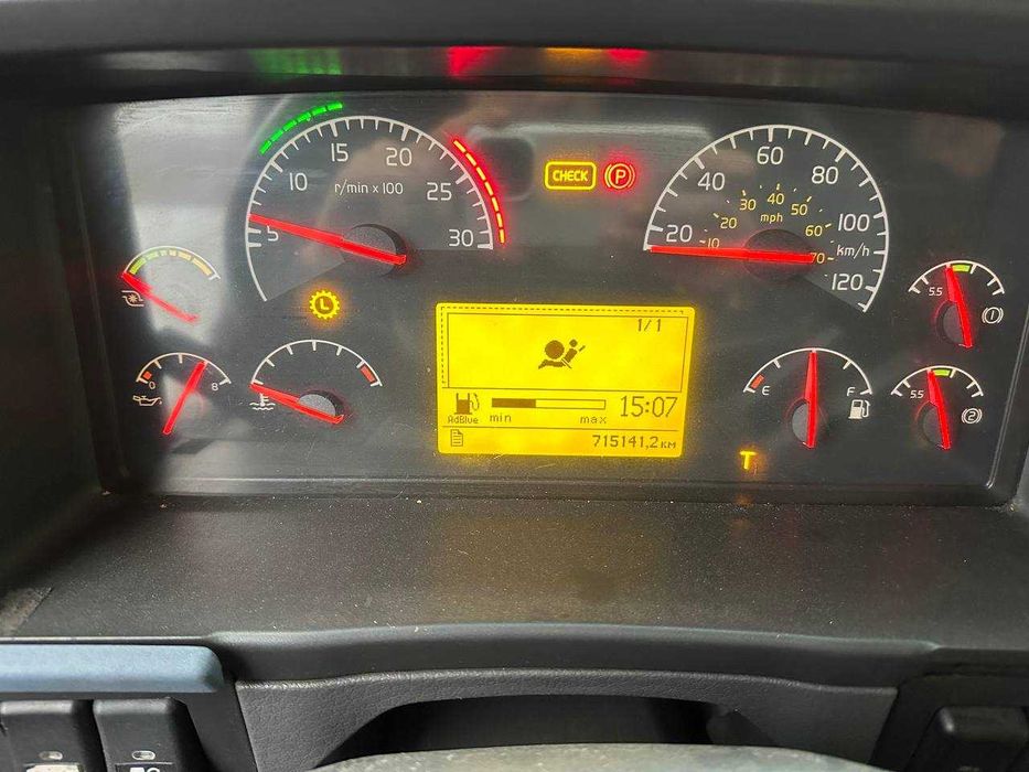 Volvo FM 440, 2008 р. з маніпулятором FASSI, зусиллям 66 т/м