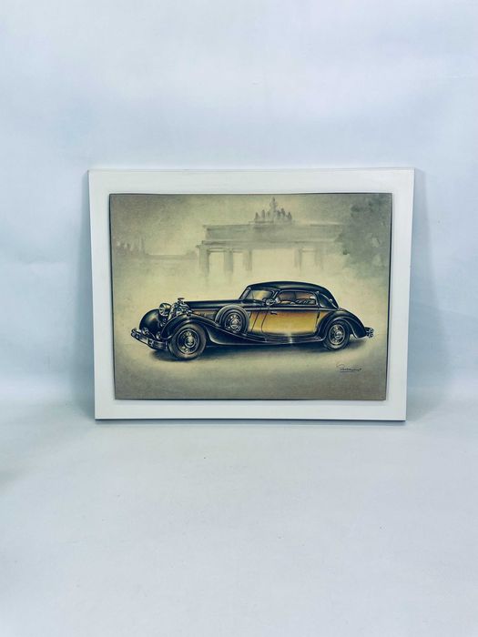 Plakat na ramce drewnianej samochodu HORCH