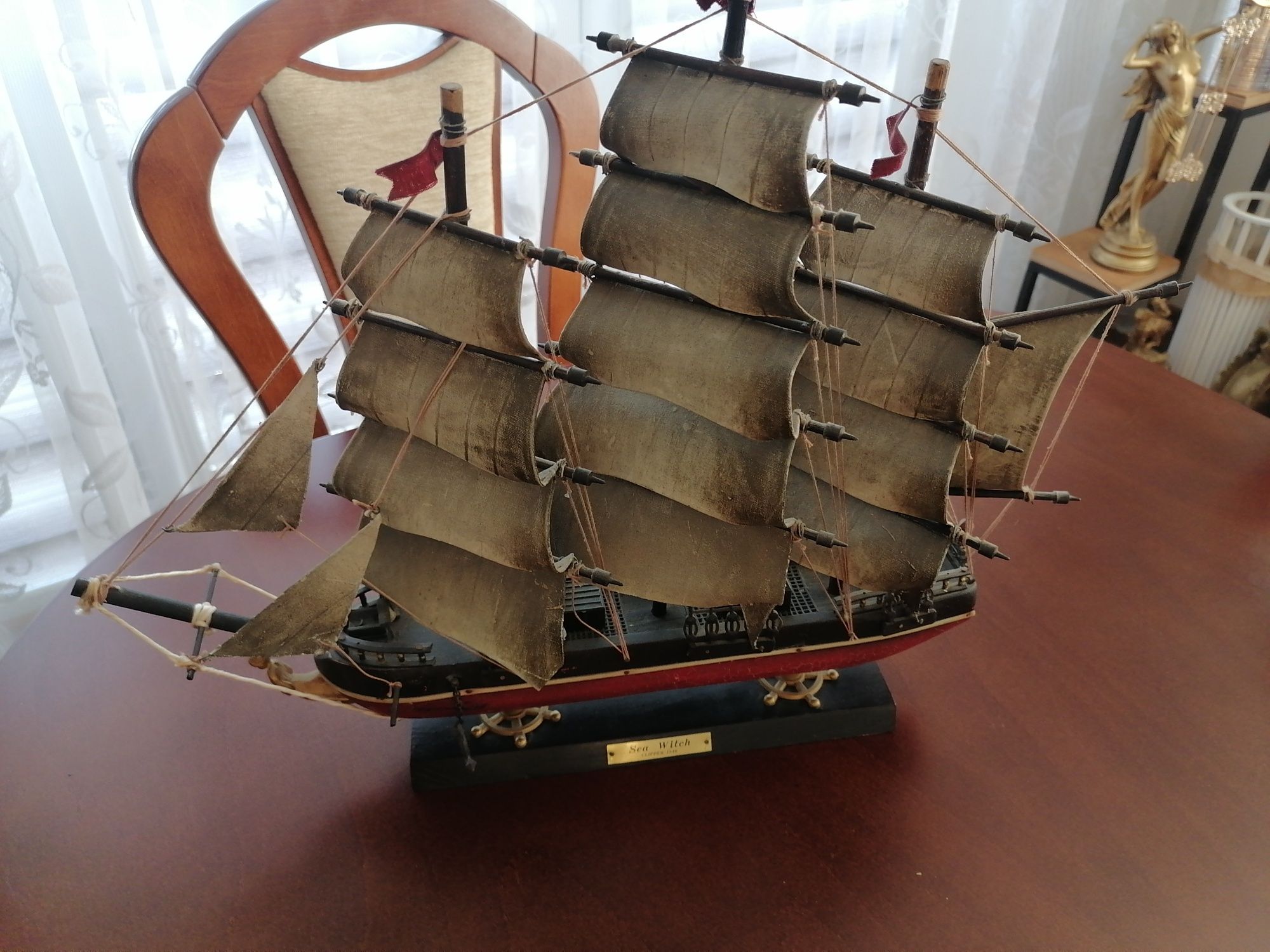 Model statku drewniany