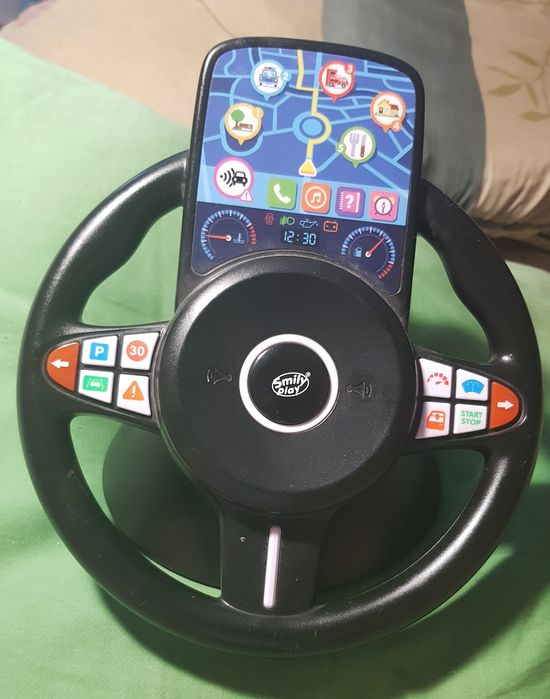 Kierownica interaktywna Smily Play, edukacyjna dla dziecka