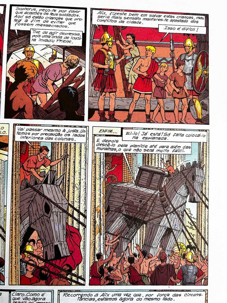 17 livros ALIX - banda-desenhada - edições de 1981/1988