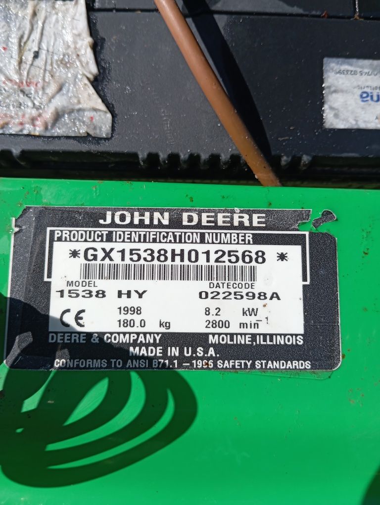 Traktorek kosiarka John Deere