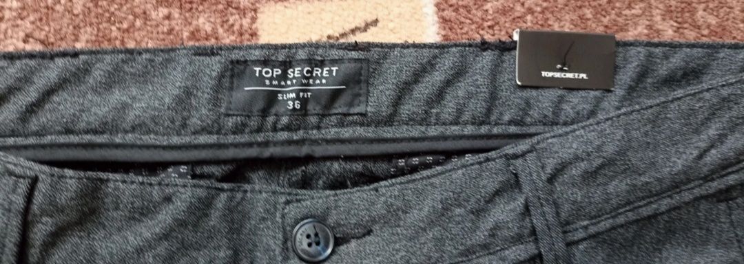 Top secret spodnie garniturowe