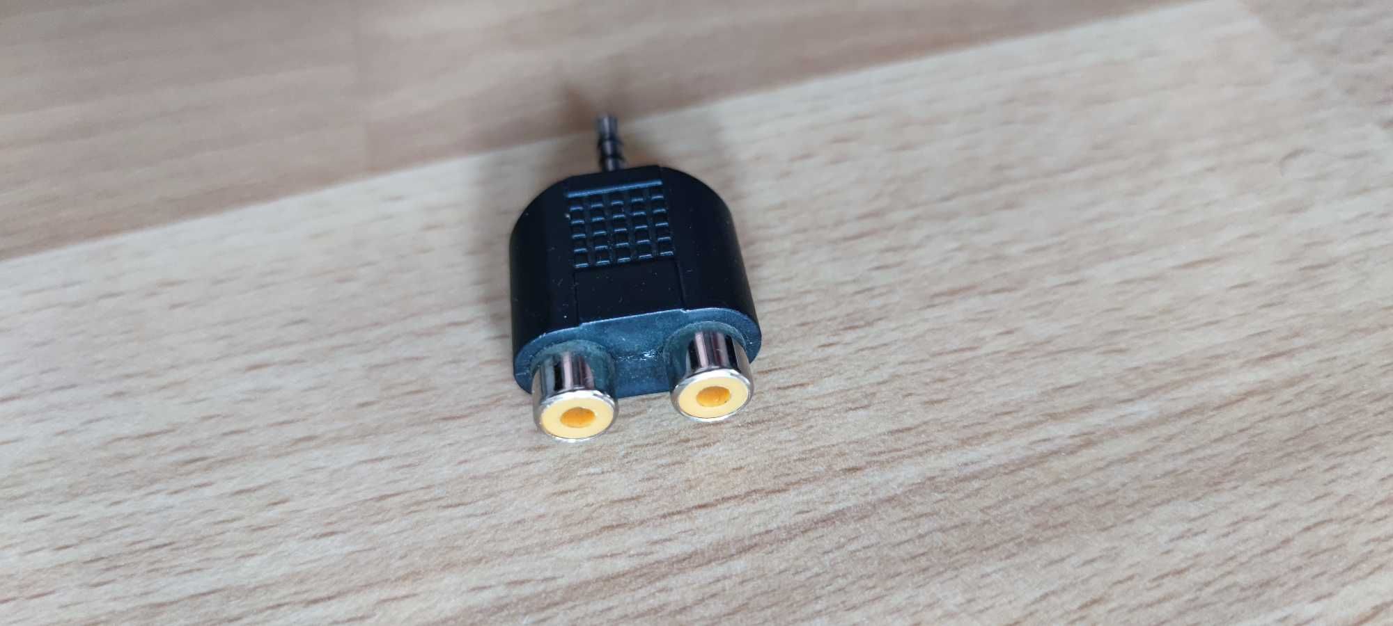 Adapter 2 cinch na jack 3.5mm Audio-wideo Konwerter