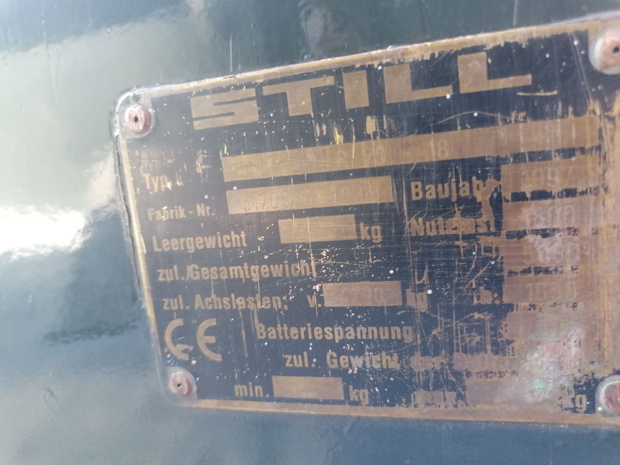 Wózek widłowy widlak Still R70-18T gazowy wolny skok