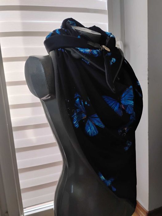 Szalik z nadrukiem motyle