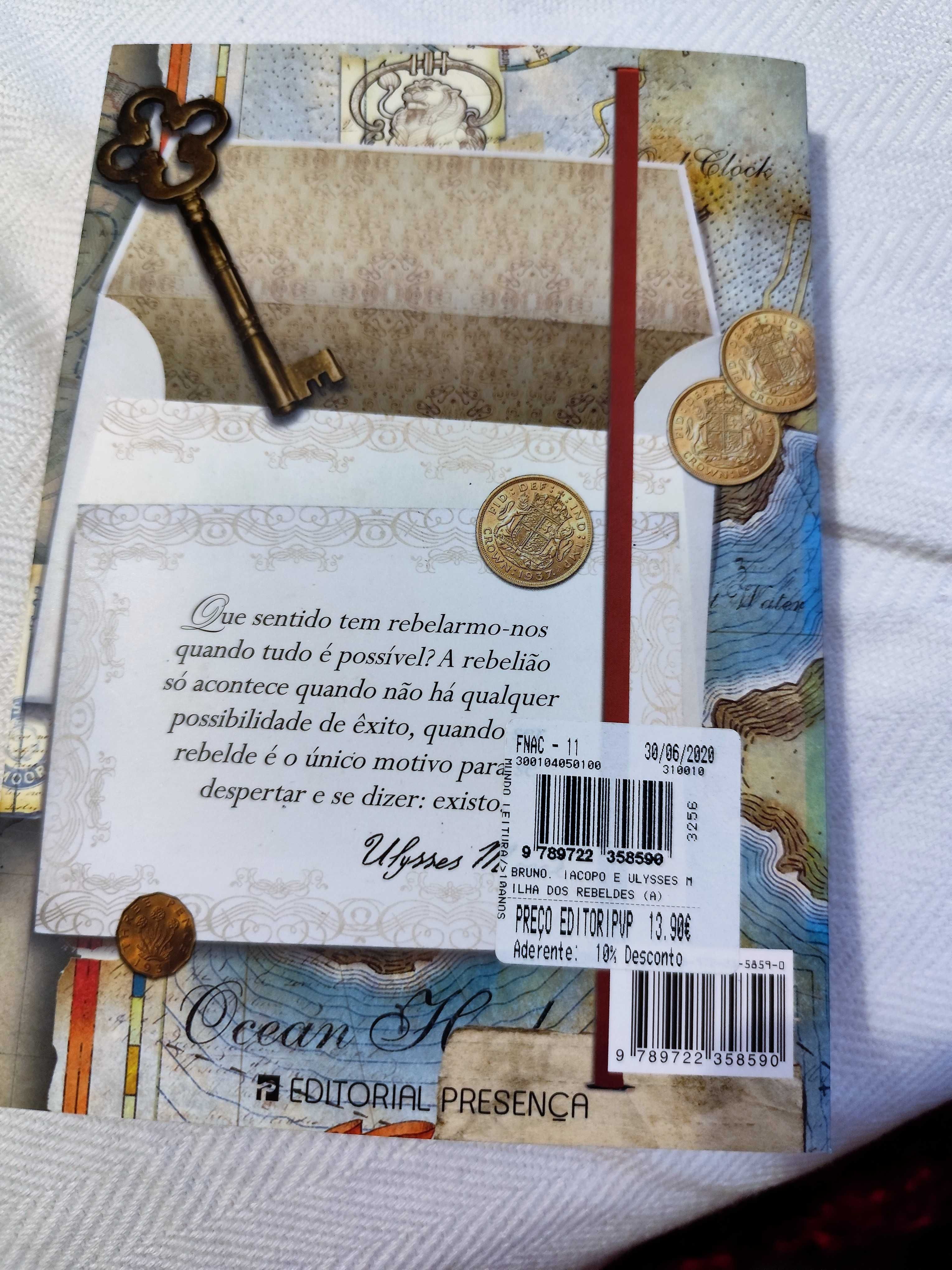Livro Ulysses Moore 16 - A Ilha dos Rebeldes - novo