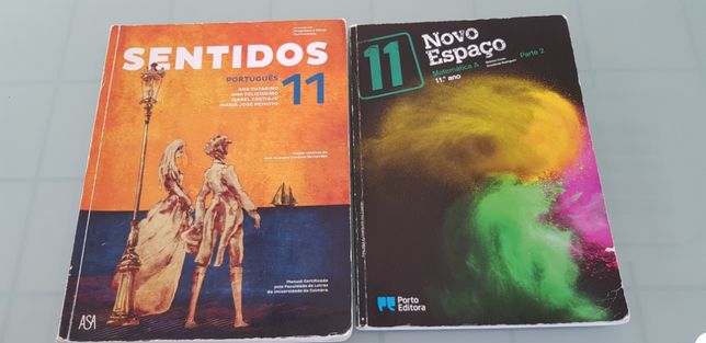 Manuais Matemática /Portugues 11º ano