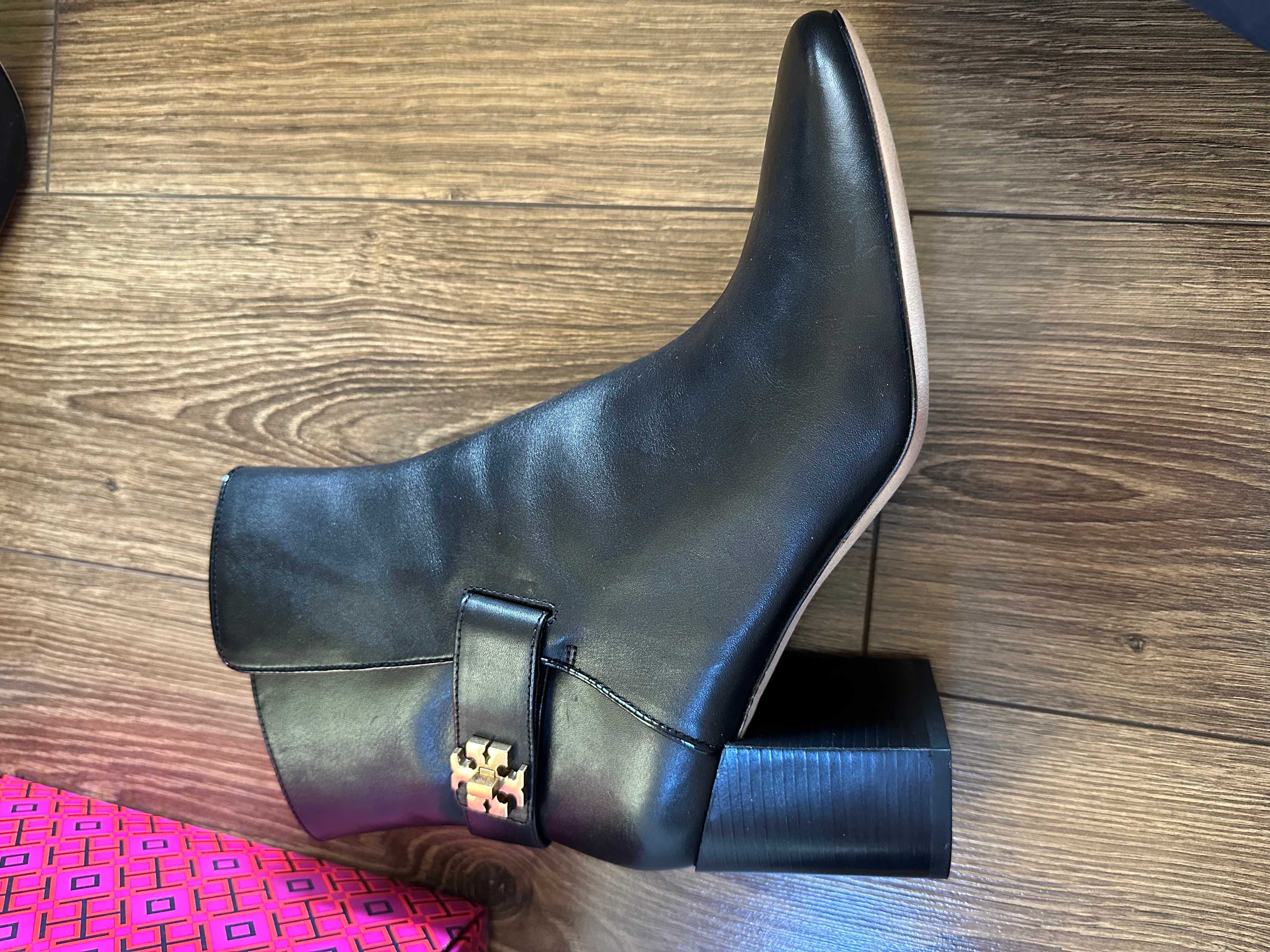 botki czarne Tory Burch oryginalne