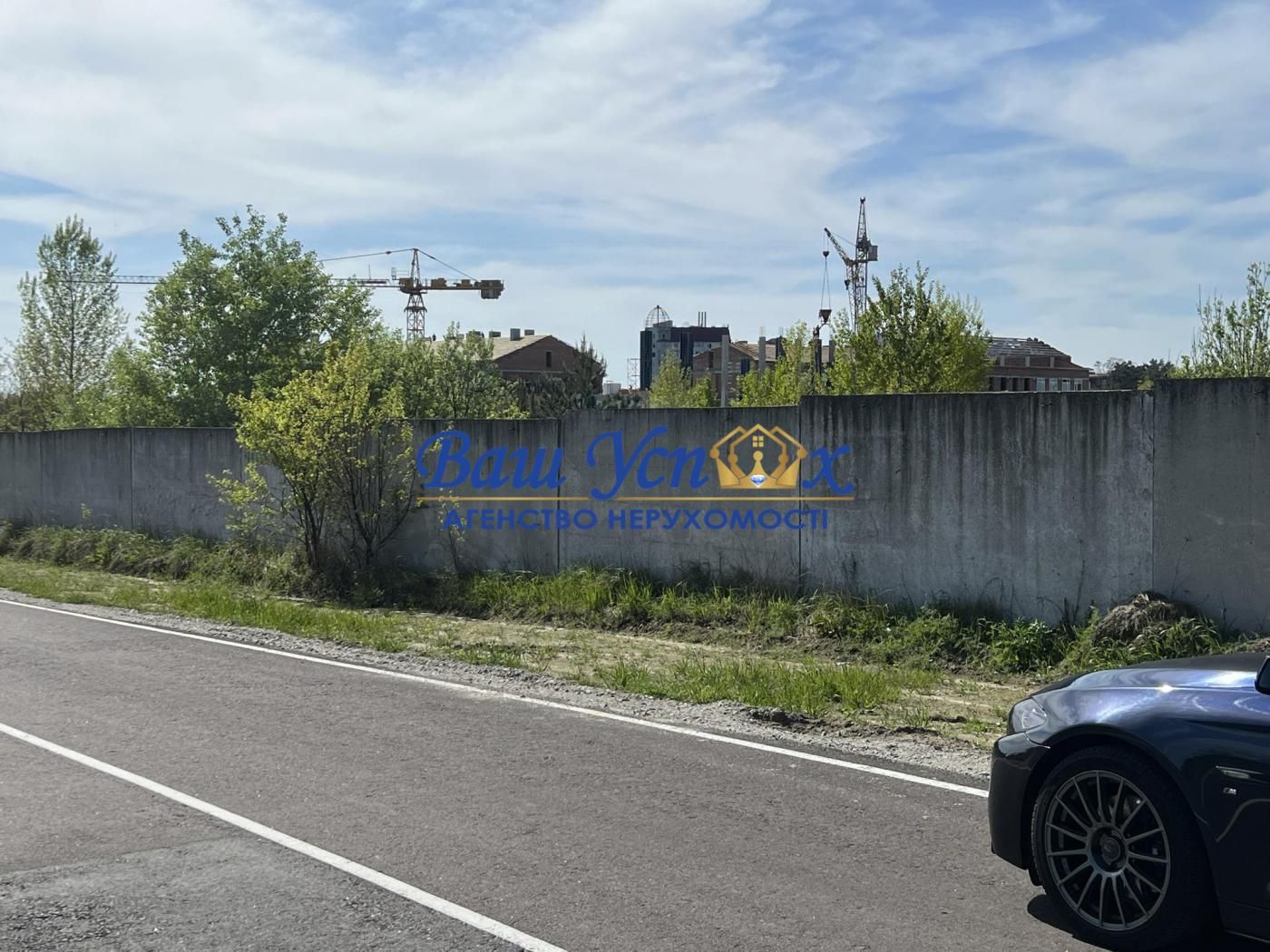 Продаж землі  село Чайки. Земля під будівництво висоток чи містечка