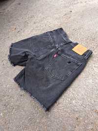 Levis 501 szorty damskie spodenki jeans wysoki stan XS w24