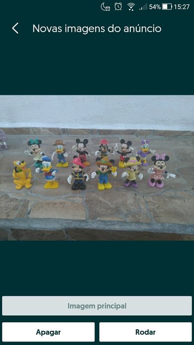 Conjunto com 12 figuras da Disney
