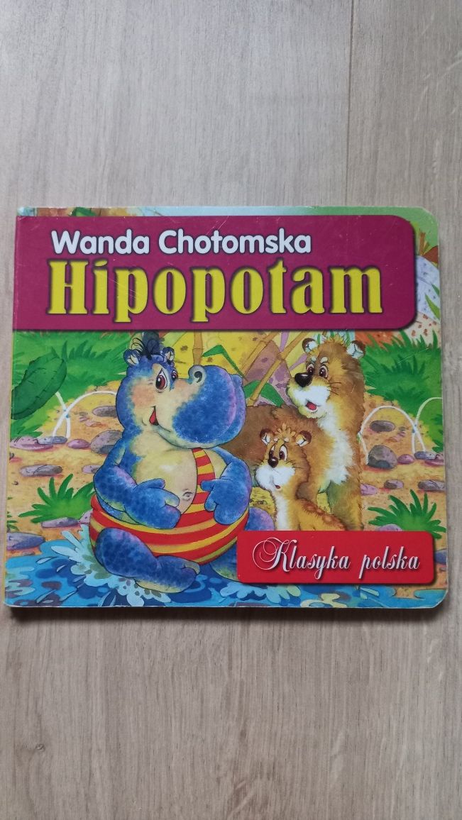 Hipopotam - Wanda Chotomska - książeczka kartonowa