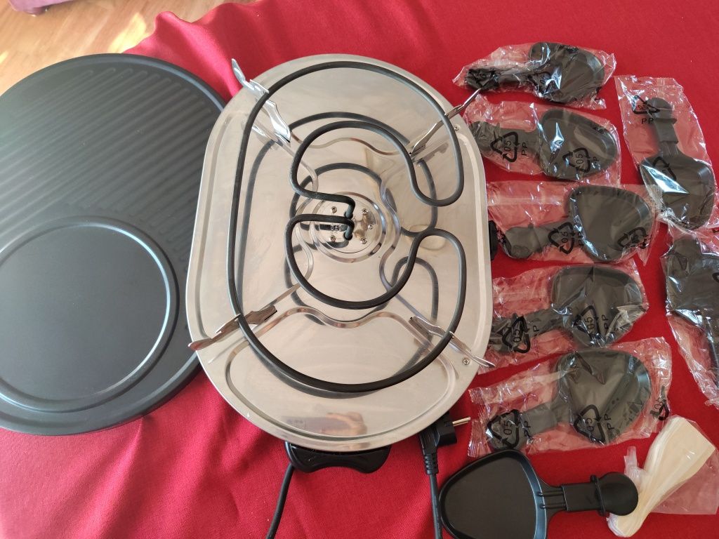 Grill elektryczny domowy ,raclette gourmet-set