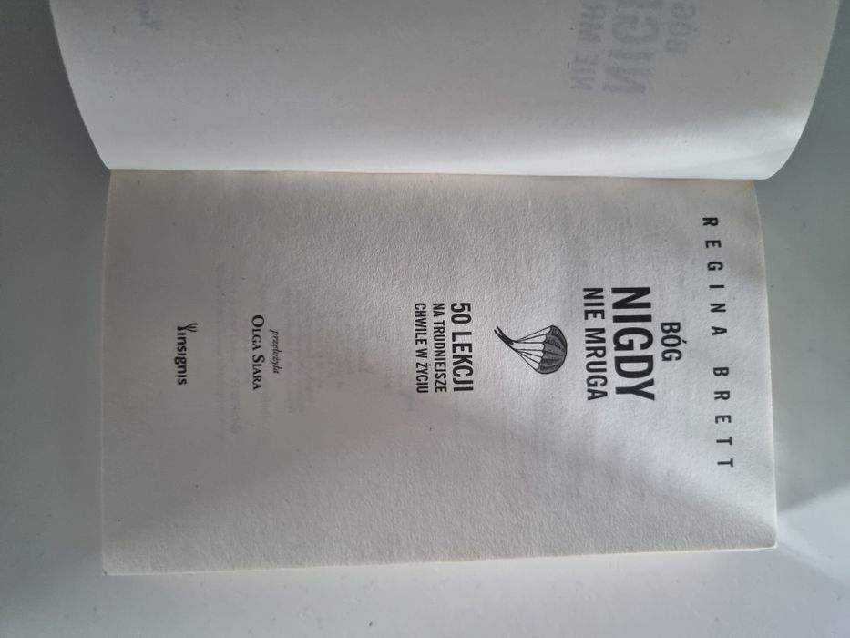 "Bóg Nigdy nie Mruga "50 lekcji na trudniejsze chwile w życiu