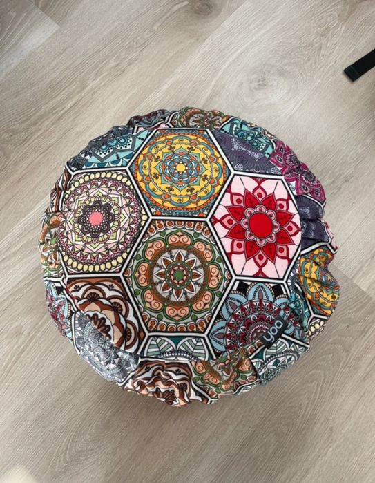 Poduszka do medytacji + Wałek/bolster do jogi- komplet